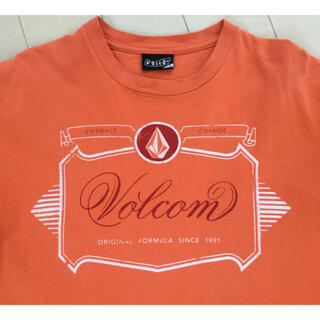 ボルコム(volcom)の更にお値下げ❣️Volcom キッズ Tシャツ  オレンジ(Tシャツ/カットソー)