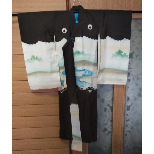 お値下げしました‼️⑧《武者柄》お宮参り産着 キッズ/ベビー/マタニティのメモリアル/セレモニー用品(お宮参り用品)の商品写真