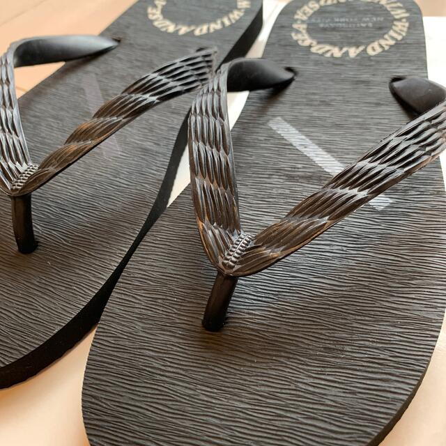 SEA(シー)のWIND AND SEA ビーチサンダル 28cm ブラック メンズの靴/シューズ(サンダル)の商品写真