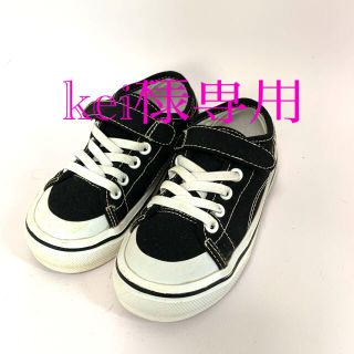 ヴァンズ(VANS)のkei様専用美品 VANS ヴァンズ スニーカー 17㎝ 黒 キッズ(スニーカー)