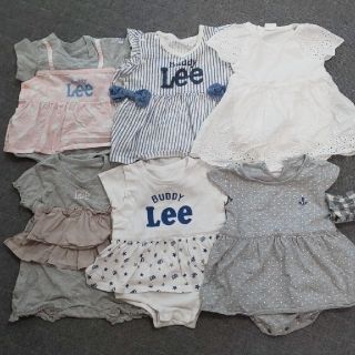 バディーリー(Buddy Lee)のあゆ様専用 女の子Lee ロンパース まとめ売り 50～70cm 8点セット(ロンパース)