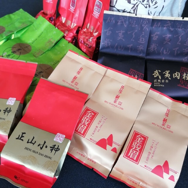 茶袋付！　中国茶5種14包セット 食品/飲料/酒の飲料(茶)の商品写真