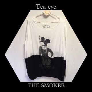 フーズフー(WHO'S WHO)の【Tea eye】スモーカーTシャツ(Tシャツ(長袖/七分))