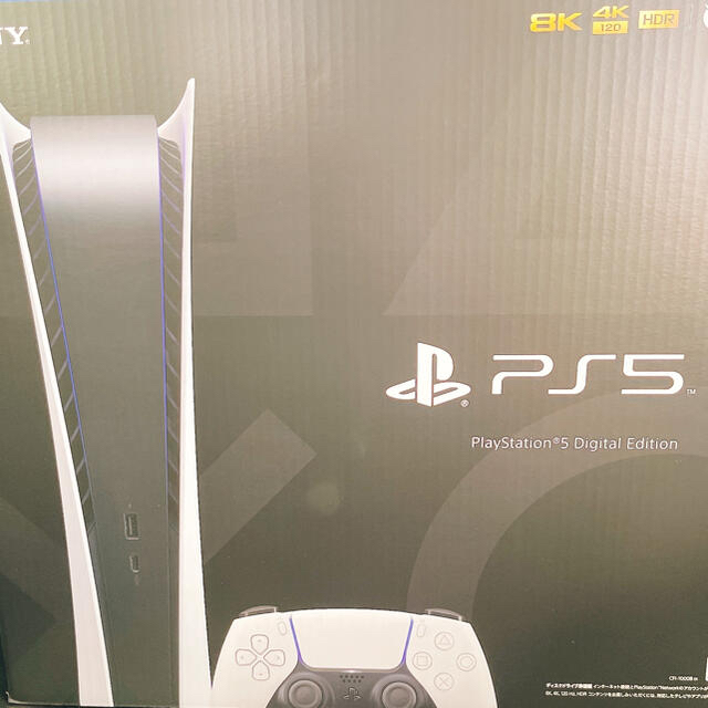 PlayStation(プレイステーション)のPlaystation5 デジタルエディション エンタメ/ホビーのゲームソフト/ゲーム機本体(家庭用ゲーム機本体)の商品写真