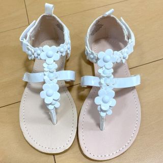 エイチアンドエイチ(H&H)のH&M 未使用　フラワー　サンダル(サンダル)