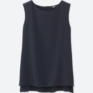 ユニクロ(UNIQLO)のUNIQLO / ドレープタンクブラウス(シャツ/ブラウス(半袖/袖なし))