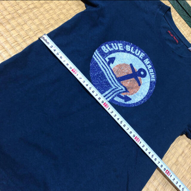 BLUE BLUE(ブルーブルー)のBLUEBLUEのTシャツ☆メンズXS メンズのトップス(Tシャツ/カットソー(半袖/袖なし))の商品写真