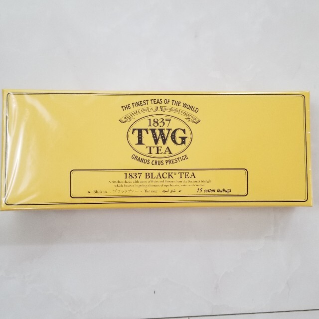 TWG　BLACK TEA　ブラックティー　15バッグ　新品未使用 食品/飲料/酒の飲料(その他)の商品写真