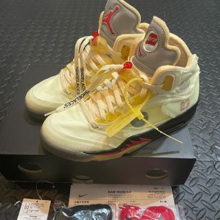 オフホワイト(OFF-WHITE)の美品 28cmOFF-WHITE × JORDAN5(スニーカー)