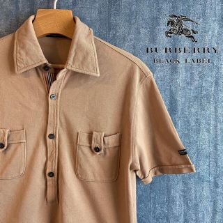 バーバリーブラックレーベル(BURBERRY BLACK LABEL)のBURBERRY BLACK LABEL 胸ポケット　半袖　シャツ　(ポロシャツ)