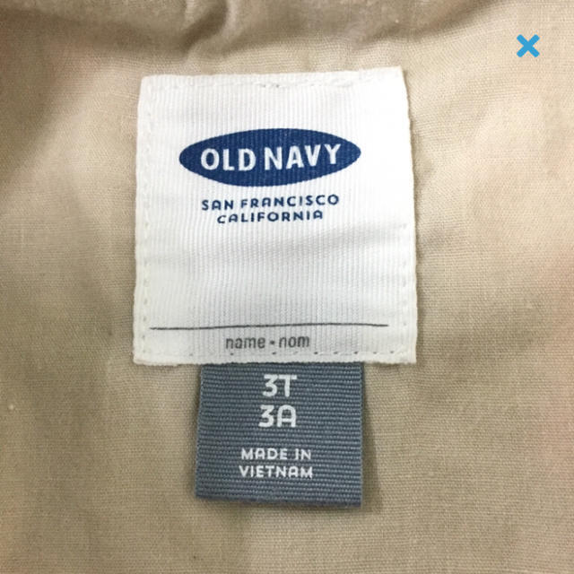 Old Navy(オールドネイビー)の交渉中　OLDNAVY☆used☆100☆花柄春秋コート キッズ/ベビー/マタニティのキッズ服女の子用(90cm~)(ジャケット/上着)の商品写真