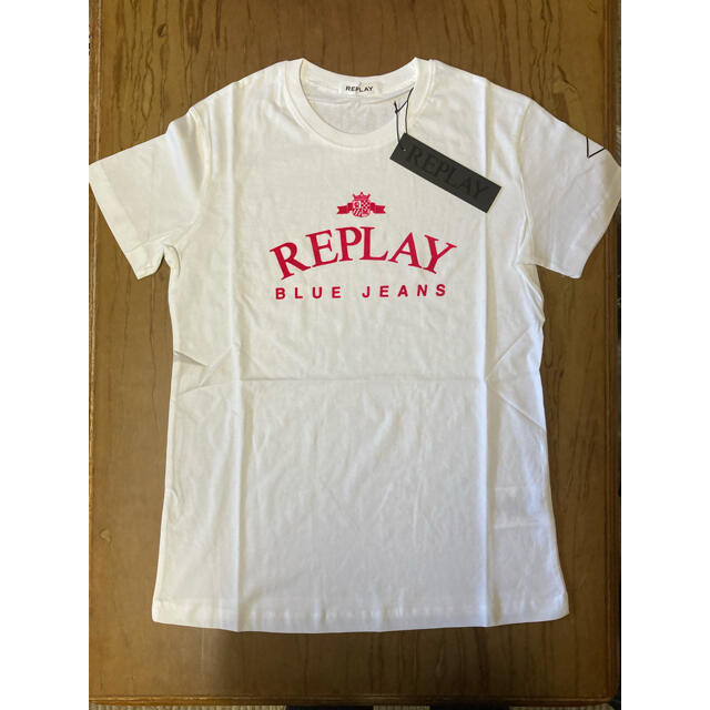 Replay(リプレイ)のREPLAY  新品未使用　XSサイズ　レディース　Tシャツ　ホワイト　リプレイ メンズのトップス(Tシャツ/カットソー(半袖/袖なし))の商品写真