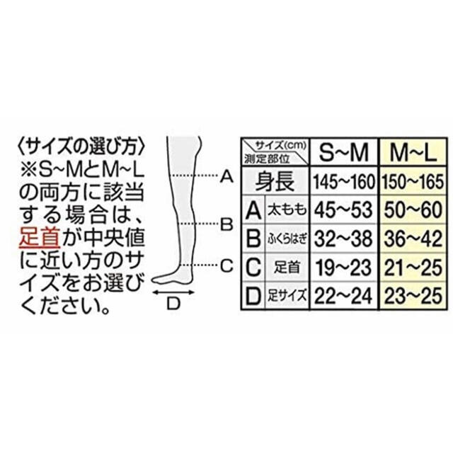 MLスリムウォーク クール 美脚 美尻 おやすみ美脚 着圧 レギンス 着圧 靴下 レディースのレッグウェア(レギンス/スパッツ)の商品写真