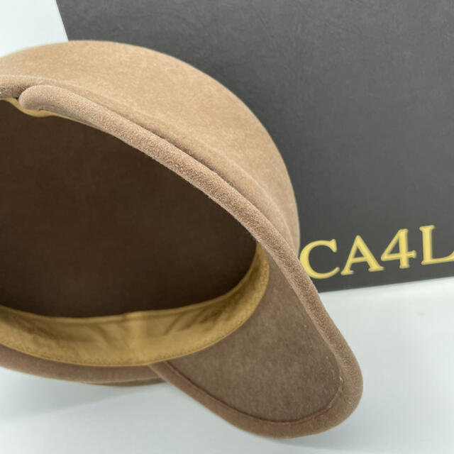 CA4LA(カシラ)の専用【2019年モデル】CA4LA HUMAN G1 キャスケット ベージュ レディースの帽子(キャスケット)の商品写真