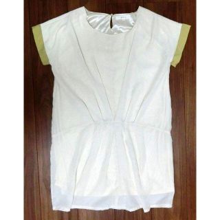 グローブ(grove)のgrove 配色タックチュニックワンピース M(チュニック)