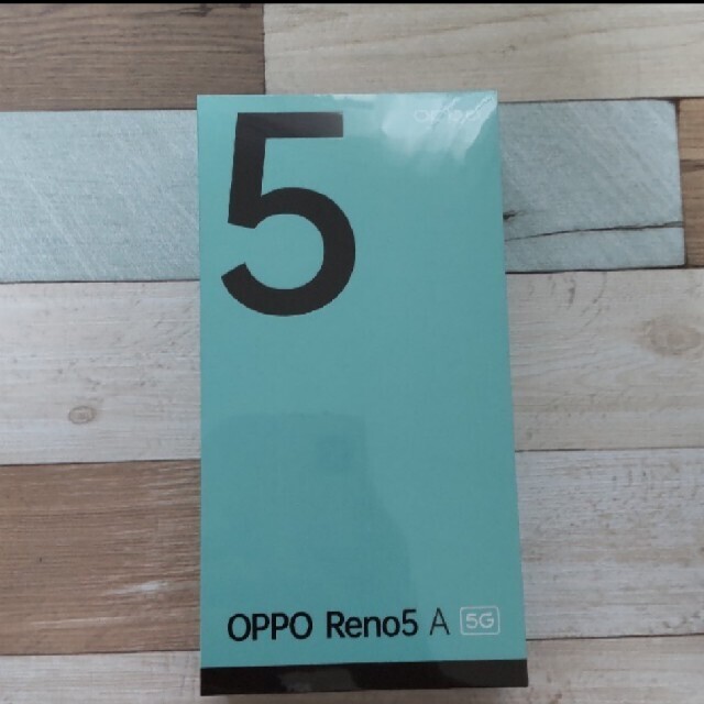 OPPO(オッポ)のOPPO Reno5 Aワイモバイル版　SIMフリー　アイスブルー スマホ/家電/カメラのスマートフォン/携帯電話(スマートフォン本体)の商品写真