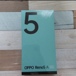 オッポ(OPPO)のOPPO Reno5 Aワイモバイル版　SIMフリー　アイスブルー(スマートフォン本体)