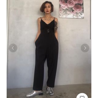 AMERI BIG PANTS BARE ROMPERS(オールインワン)