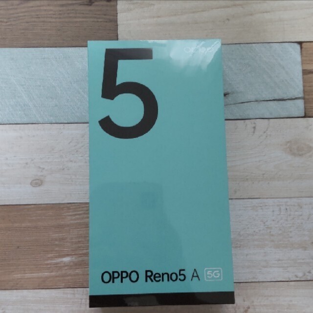 OPPO Reno5 Aワイモバイル版　SIMフリー　アイスブルースマートフォン/携帯電話