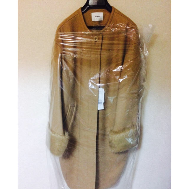 MURUA(ムルーア)のロングファーコート レディースのジャケット/アウター(ロングコート)の商品写真