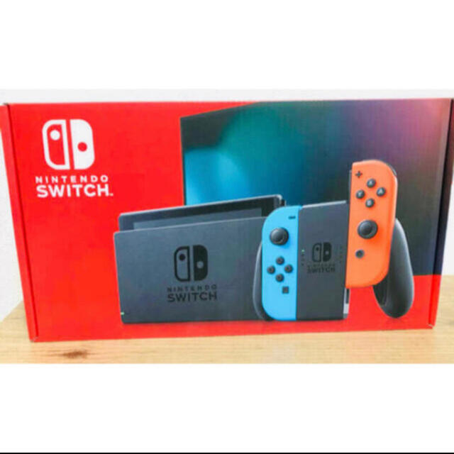 Nintendo Switch(ニンテンドースイッチ)の送料無料 5%クーポン 7月保証 新品 任天堂 スイッチ 本体ネオンブルーレッド エンタメ/ホビーのゲームソフト/ゲーム機本体(家庭用ゲーム機本体)の商品写真