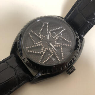 アヴァランチ(AVALANCHE)のアイステック スピナー  スワロフスキー 腕時計  美品  メンズ　レディース(腕時計(アナログ))