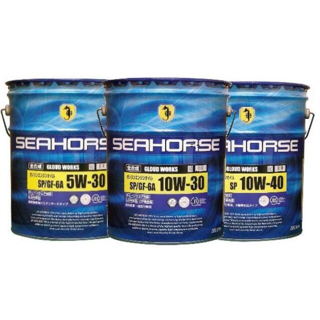 全国送料無料 20L  SEAHORSE グラウドワークス 10W-30 SP