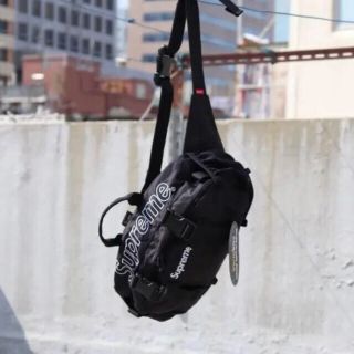 正規品 19AW Supreme ウエストバッグ 黒 - ウエストポーチ