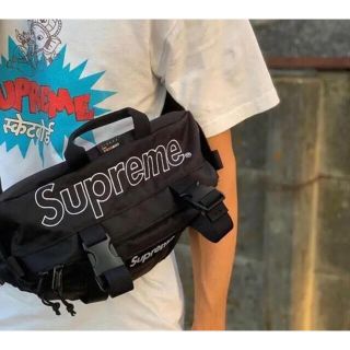 Supreme waist bag 19aw Black