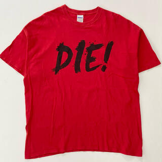 used  NECRO プロモTシャツ 2010 die! レッド　2XL(Tシャツ/カットソー(半袖/袖なし))