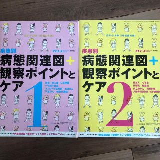 プチナース付録　病態関連図　2冊(健康/医学)