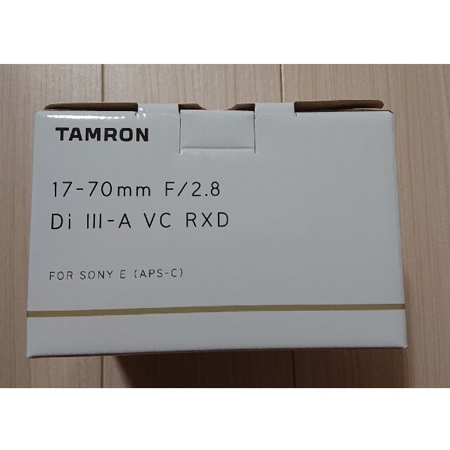 新品未開封　タムロン 17-70mm F/2.8 ソニーEマウント用(B070)