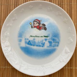 フジヤ(不二家)のペコちゃん　1991年クリスマスプレート(食器)