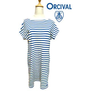 オーシバル(ORCIVAL)の【両サイドポケット付き】ORCIVAL オーシバル ボーダー ワンピース(ひざ丈ワンピース)