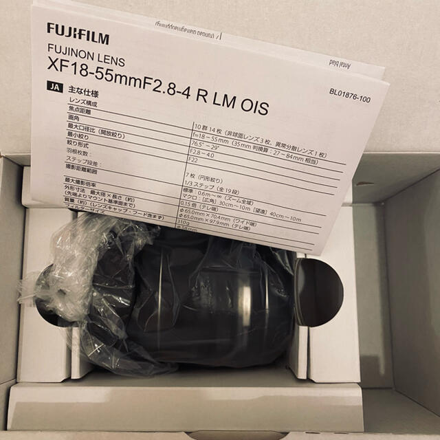 富士フイルム(フジフイルム)の【新品未使用】富士フイルム XF18-55mmF2.8-4 R LM OIS スマホ/家電/カメラのカメラ(レンズ(ズーム))の商品写真