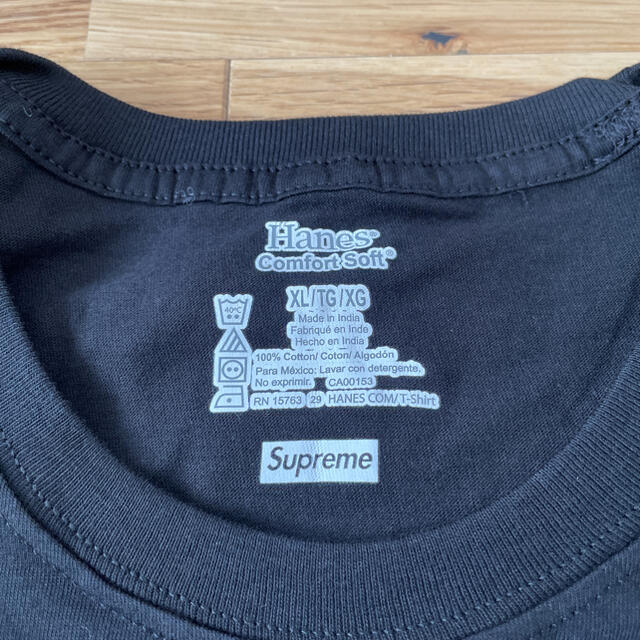 Supreme(シュプリーム)のsupreme ヘインズ　tシャツ メンズのトップス(Tシャツ/カットソー(半袖/袖なし))の商品写真