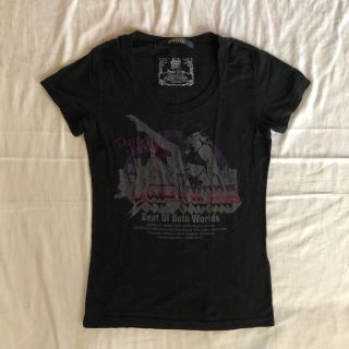 リップサービス(LIP SERVICE)のLIP SERVICET☆シャツブラック黒リップ サービス(Tシャツ(半袖/袖なし))