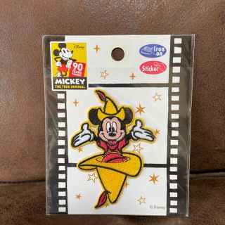 ディズニー(Disney)のミッキー　刺繍ワッペン(通園バッグ)