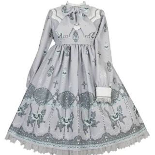 アンジェリックプリティー(Angelic Pretty)のDream Cat Go Round ワンピース＆カチューシャ(ひざ丈ワンピース)