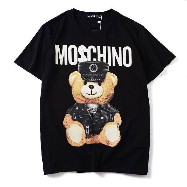 MOSCHINO(モスキーノ)の【激安】MOSCHINO/くまTシャツ/黒 XL レディースのトップス(Tシャツ(半袖/袖なし))の商品写真