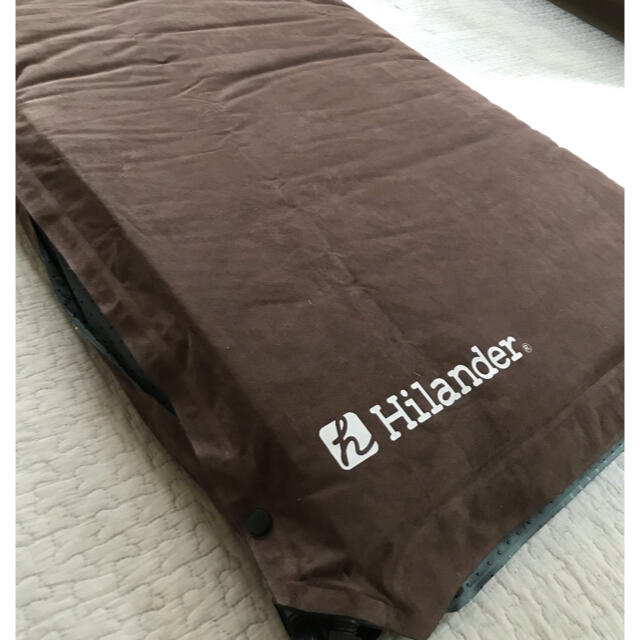 ハイランダー　インフレータマット　ダブル スポーツ/アウトドアのアウトドア(寝袋/寝具)の商品写真