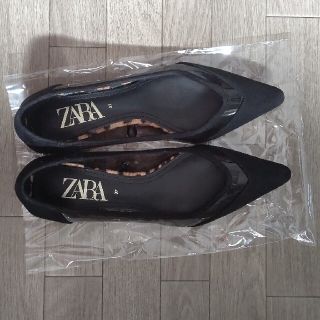 ザラ(ZARA)のZARA パンプス　37　黒(ハイヒール/パンプス)