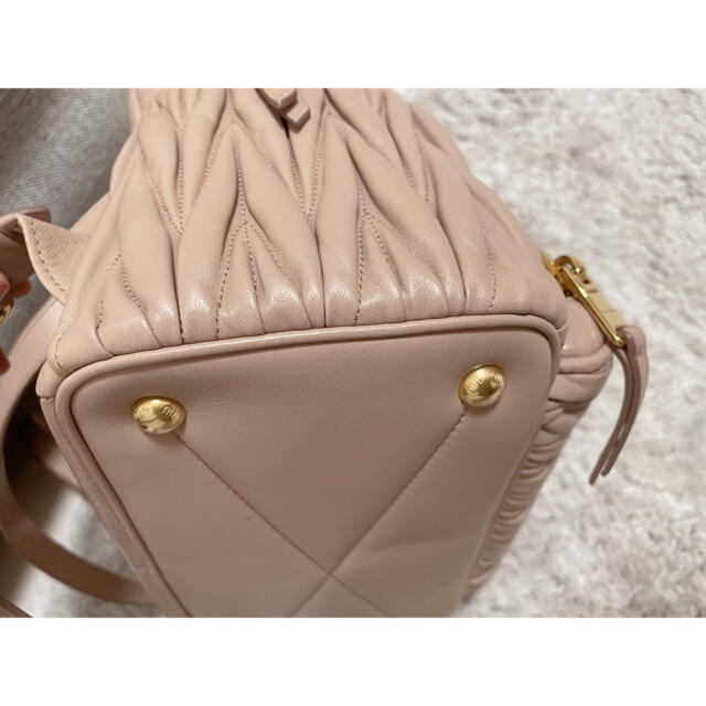 miumiu - miumiu マテラッセ リュック ピンクの通販 by 🎀|ミュウ