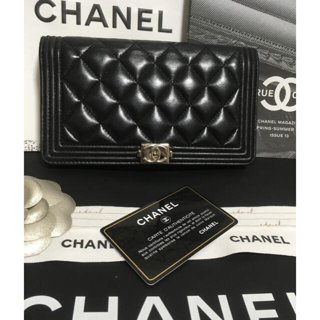 日本限定 CHANEL - 正規品 長財布 ボーイシャネル シャネル CHANEL