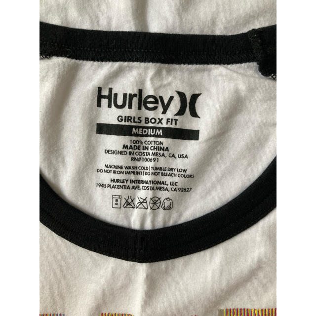 Hurley(ハーレー)のHurley レディース ロングTシャツ ワンピース レディースのワンピース(ロングワンピース/マキシワンピース)の商品写真