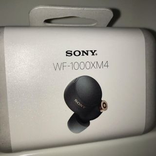 【新品未開封】SONY WF-1000XM4 ブラック(ヘッドフォン/イヤフォン)