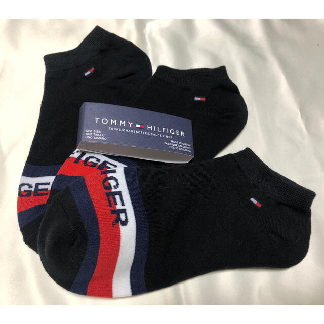 TOMMY HILFIGER(トミーヒルフィガー)の 【新品】トミー ヒルフィガー  靴下 ソックス 23～27cm 3足セット  レディースのレッグウェア(ソックス)の商品写真