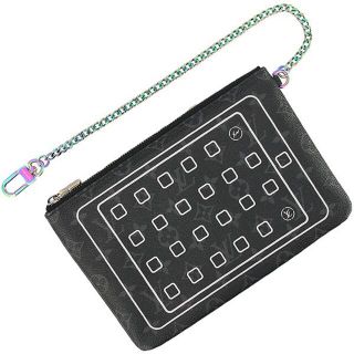 ルイヴィトン(LOUIS VUITTON)のLOUIS VUITTON iPadケース モノグラムエクリプス クラッチバッグ ポーチ ブラック 黒 メンズ 美品 3369(iPadケース)