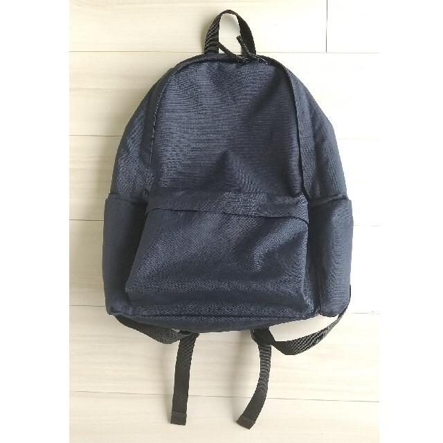 MUJI (無印良品) - △無印良品 肩の負担を軽くするリュック ネイビーの