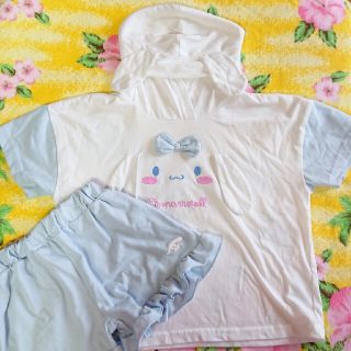 シマムラ(しまむら)のしまむら♥シナモロール♥上下セット♥130cm(Tシャツ/カットソー)